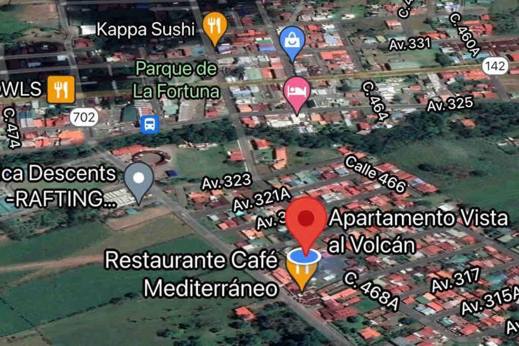 Apartamento Vista Al Arenal Apartment La Fortuna Luaran gambar